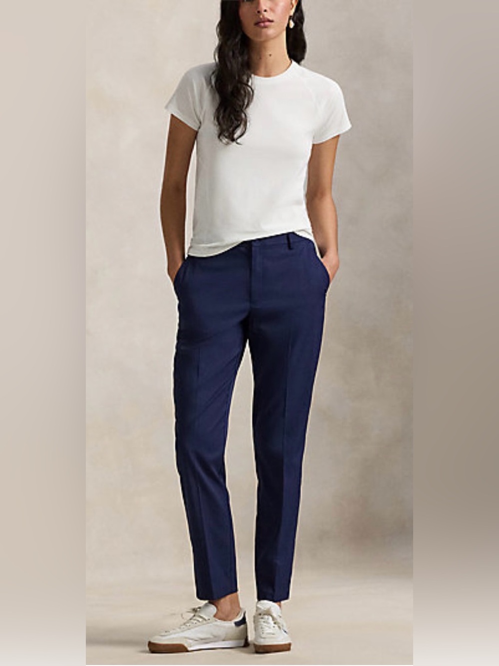 RLX Ralph Lauren Stretch Twill 5 Pocket Pant Navy - 2/Petite